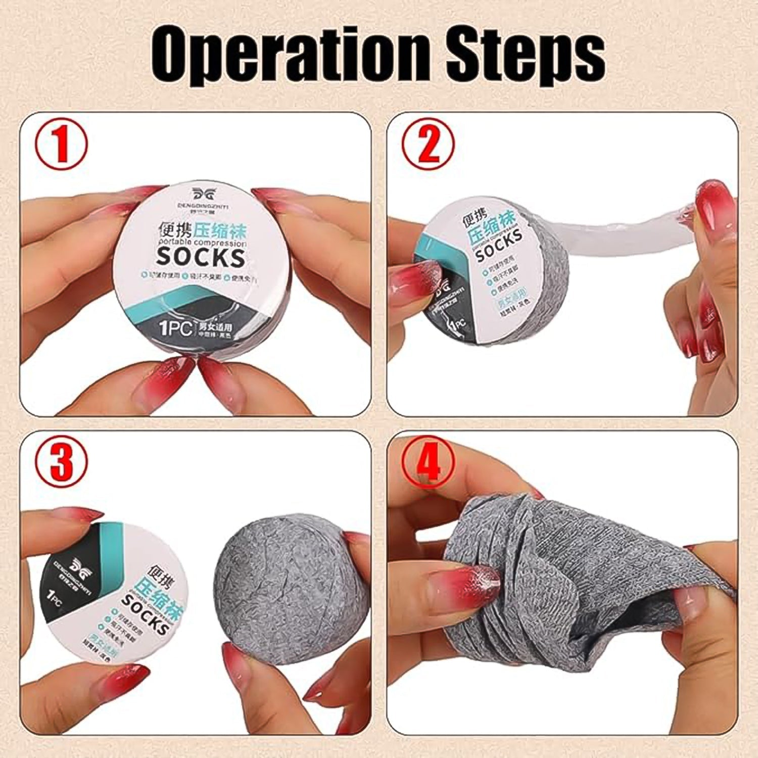 Portable Comfort Disposable Socks Portable Comfort Disposable Socks